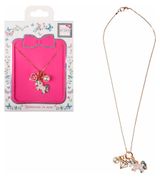 Изображение товара Цепь Lukky Fashion с 3 подвесками металл+эмаль Единорог с жемчужиной