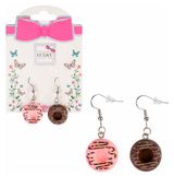 Изображение товара Серьги Lukky Fashion Пончики клубника и шоколад