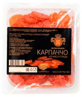 Изображение товара Карпаччо из мяса птицы сырокопченое «Велес» нарезка охлажденное, 150 г