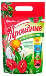 Изображение товара Набор субстратных компонентов для выращивания растений «БиоМастер» Ароидные, 2 л