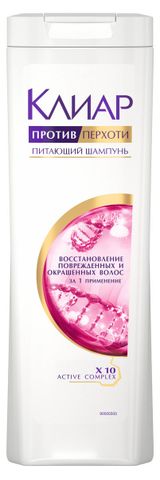 Изображение товара Шампунь против перхоти «Клиар» Восстановление поврежденных и окрашенных волос, 400 мл