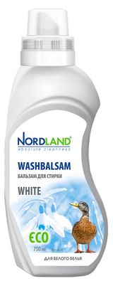 Изображение товара Бальзам для стирки Nordland ECO для белого белья, 750 мл
