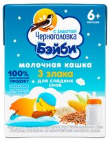 Изображение товара Кашка «Черноголовка Бэйби» готовая молочно–злаковая с 6 мес, 200 мл