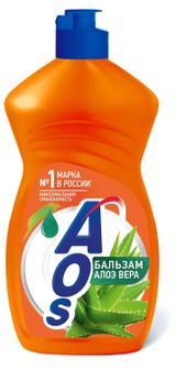 Изображение товара Бальзам для мытья посуды Aos Алоэ вера, 450 г