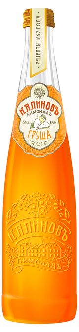 Изображение товара Лимонад «Калиновъ Лимонадъ» Винтажный Груша газированный, 500 мл