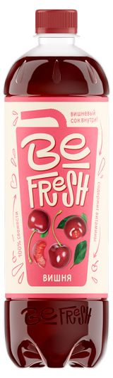 Изображение товара Напиток витаминизированный BeFresh Вишня с соком негазированный, 900 мл