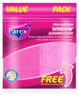 Изображение товара Салфетки для уборки PAREX из микрофибры для мытья стекол, 2 шт