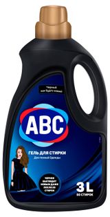 Изображение товара Гель для стирки ABC для черного белья, 3 л (50 стирок)
