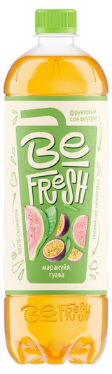 Изображение товара Напиток витаминизированный BeFresh Маракуйя-Гуава с соком негазированный, 900 мл
