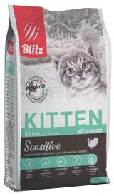 Изображение товара Корм сухой для котят Blitz с индейкой, 2 кг