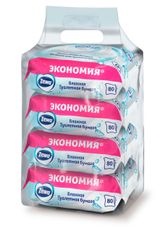 Изображение товара Влажная туалетная бумага Zewa Pure биоразлагаемая, 4 шт х 80 листов