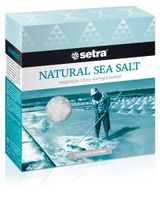 Изображение товара Соль пищевая Setra морская натуральная помол № 2, 500 г