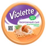 Изображение товара Сыр творожный Violette Благородные грибы 70% БЗМЖ, 140 г