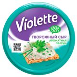Изображение товара Сыр творожный Violette с зеленью 70% БЗМЖ, 140 г