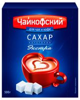 Изображение товара Сахар «Чайкофский» Экстра кусковой рафинированный, 500 г