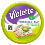 Изображение товара Сыр творожный Violette с огурцами и зеленью 70% БЗМЖ, 140 г
