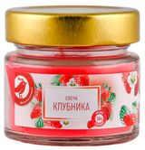Изображение товара Свеча АШАН Красная птица с ароматом клубники в банке, 14 ч, 100 мл