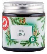 Изображение товара Свеча АШАН Красная птица с ароматом пихты в банке, 15 ч