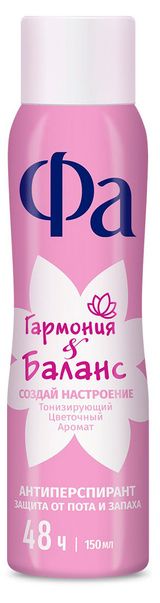 Изображение товара Дезодорант-антиперспирант спрей «Фа» Гармония&Баланс, 150 мл