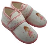 Изображение товара Тапочки для девочки InExtenso Балерина бело-розовые