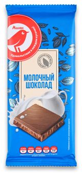 Изображение товара Шоколад молочный АШАН Красная птица, 80 г