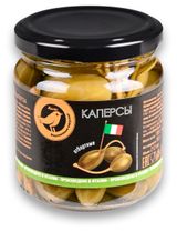 Изображение товара Каперсы АШАН Золотая птица отборные Италия, 212 мл