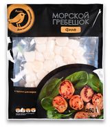 Изображение товара Морской гребешок АШАН Золотая птица филе замороженный, 250 г