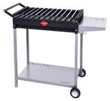 Изображение товара Мангал дачный FORESTER на колесах с боковой ручкой и съемной боковой полкой, 102х48х87 см