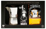 Изображение товара Набор подарочный Bialetti Гейзерная кофеварка Moka Express и кофе Vaniglia, 250 г