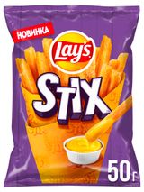 Изображение товара Чипсы картофельные Lay's Stix Сырный соус, 50 г