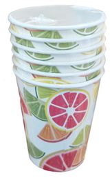 Изображение товара Набор одноразовых стаканов Цитрус, 6х250 мл