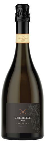 Изображение товара Игристое вино «Цимлянское» Кюве Цветочное белое полусухое Россия, 0,75 л