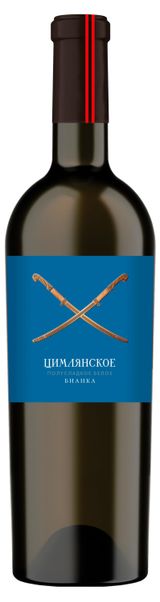 Изображение товара Вино «Цимлянское» Бианка белое полусладкое Россия, 0,75 л