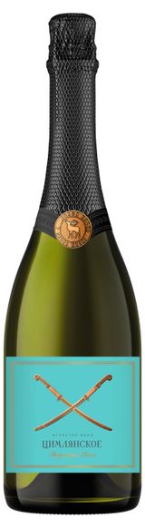 Изображение товара Игристое вино «Цимлянское» белое полусладкое Россия, 0,75 л