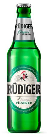 Изображение товара Пиво светлое Rudiger Original Pilsener фильтрованное, 450 мл