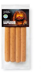 Изображение товара Колбаски «Окраина» с соусом барбекю для жарки, 340 г