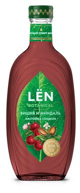 Изображение товара Настойка сладкая LЁN вишня и миндаль Россия, 0,5 л