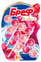 Изображение товара Туалетный блок «Бреф» DeLuxe Нежная магнолия 3 блока, 150 г