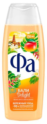 Изображение товара Крем-гель для душа «Фа» Delight ритмы острова Бали, 250 мл