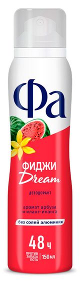 Изображение товара Дезодорант спрей женский «Фа» Dream ритмы острова Фиджи, 150 мл