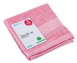 Изображение товара Полотенце Actuel махровое розовое для рук и лица, 30х30 см