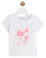 Изображение товара Футболка для девочки InExtenso белая