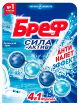 Изображение товара Чистящее средство для унитаза «Бреф» Сила-Актив Океанский бриз, 50 г