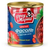 Изображение товара Фасоль «Фрау Марта» в томатном соусе, 310 г