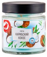 Изображение товара Свеча АШАН Красная птица с ароматом карибского кокоса в банке, 25 ч