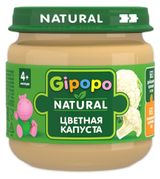 Изображение товара Пюре овощное детское Gipopo из цветной капусты с 4 мес., 80 г