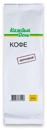 Изображение товара Кофе зерновой «Каждый день», 200 г