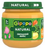 Изображение товара Пюре овощное детское Gipopo Овощной микс с 5 мес., 80 г