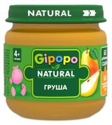 Изображение товара Пюре фруктовое детское Gipopo из груши с 4 мес., 80 г