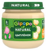 Изображение товара Пюре детское Gipopo цыпленок с 6 мес., 80 г